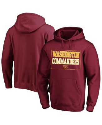 Fanatics - Men's Maroon Washington Commanders Big Tall Fleece Hoodie