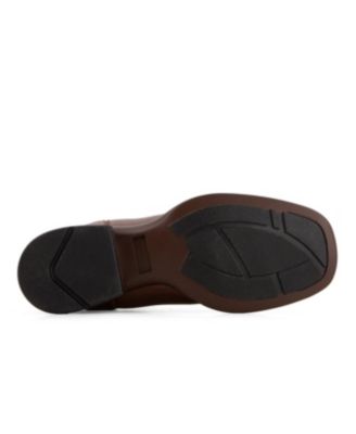 Men's Genuine Leather Chelsea Boot Western Style with elastic shaft