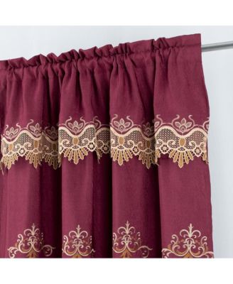 Bonnie Macrame Room Darkening Curtain Panel