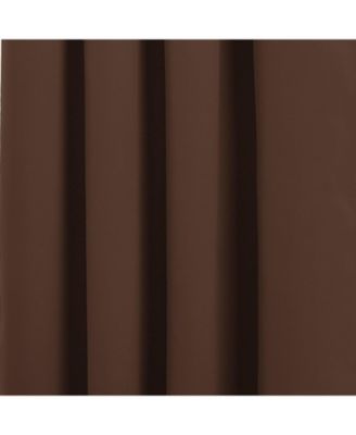 Anchorage Blackout Grommet Curtain Panel 54" x 84" Chocolate