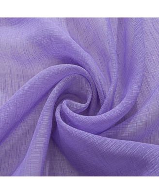 Astro Textured Rod Pocket Curtain Panel 54" x 90" Lilac