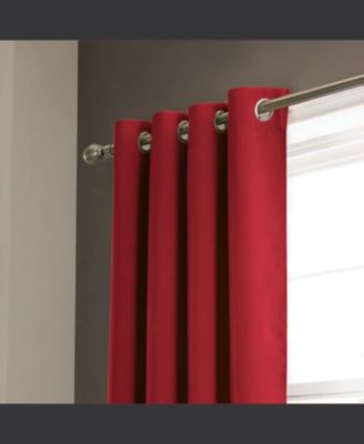 Anchorage Blackout Grommet Curtain Panel 54" x 84" Red