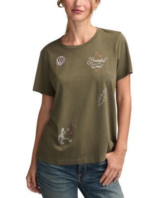 Lucky Brand - Women's Grateful Dead Multi Hit Classic Crewneck Top