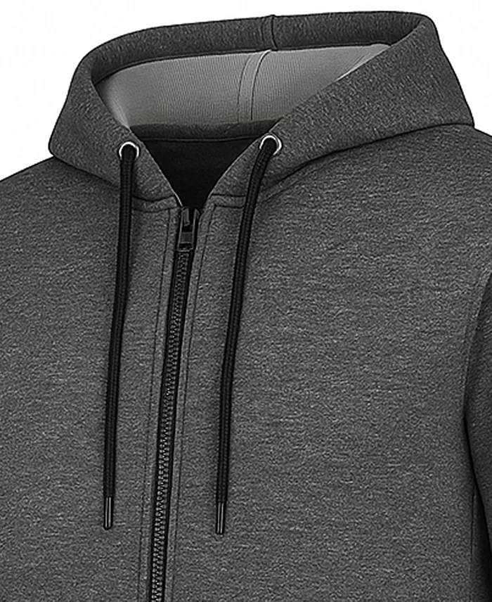 Men's Full-Zip Long-Sleeve Hoodie - thumbnail 9