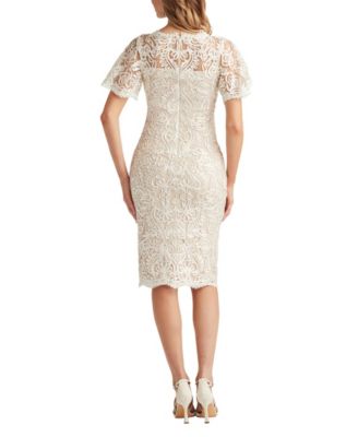 Women's Arnett Embroidered Flutter Sleeve Dress