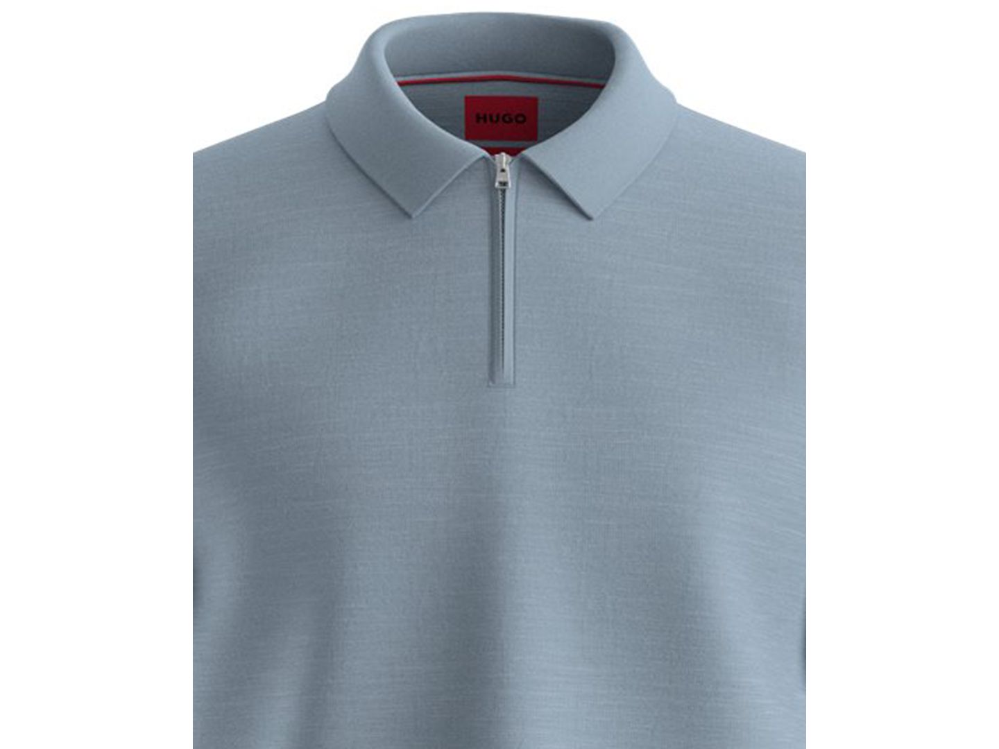 Мужское поло Hugo Boss Short-Sleeve Polo Shirt, цвет: Синий — фото 2