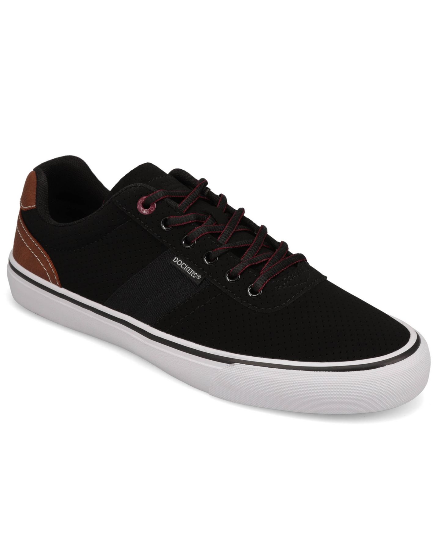 Мужские кроссовки Dockers Hobbs Casual, цвет: Чёрный бордовый — фото 1