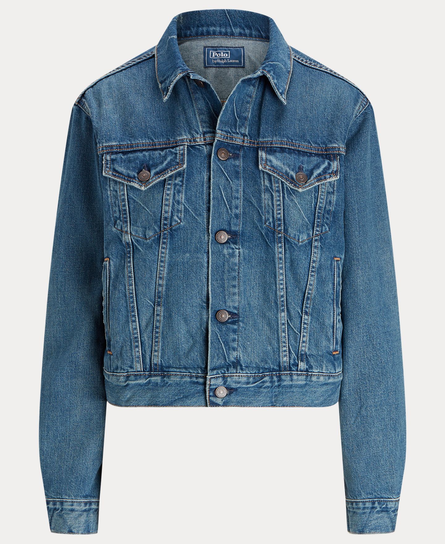 Женская куртка Polo Ralph Lauren Denim Trucker, цвет: Варёный — фото 6