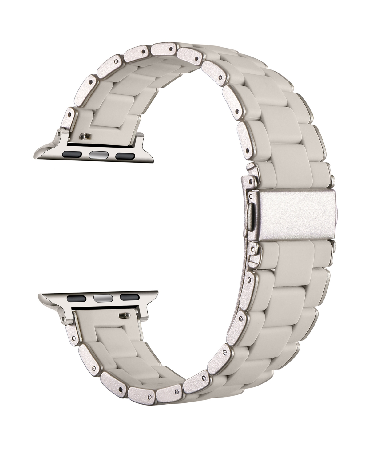 Posh Tech Orla Silicone Metal Band for Apple Watch