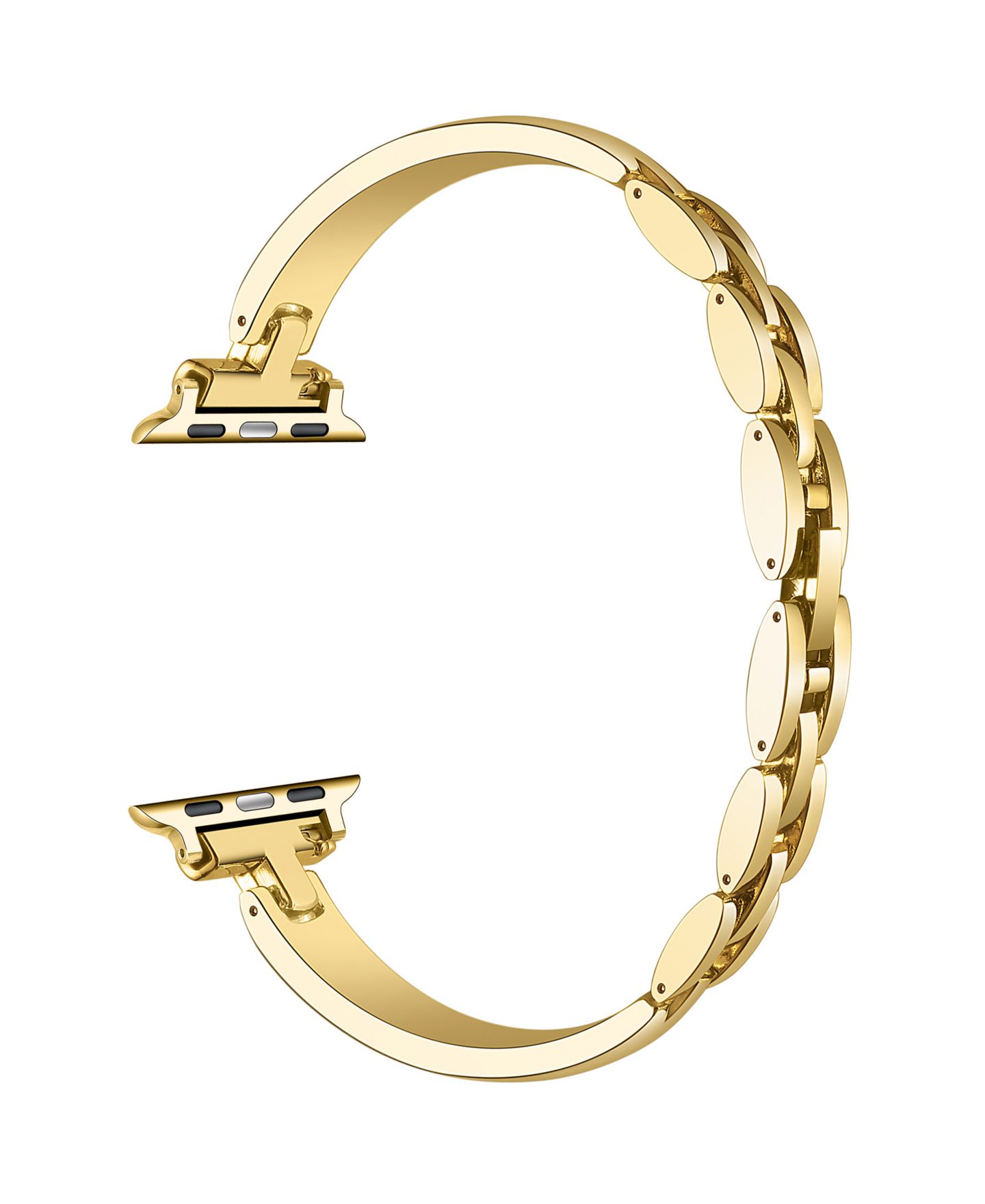 Женский ремешок для часов Posh Tech Alexis Stainless Steel Bracelet Band for Apple Watch, цвет: Золотой — фото 3