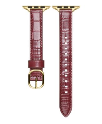  Carmen Skinny Croc Leather Band for Apple Watch