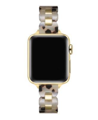 Women's Aria Scalloped Resin Stainless Steel Band for Apple Watch