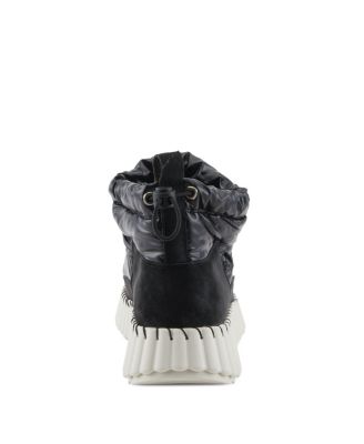 Bestinsnow Women's Textile Ankle Waterproof Boot With Zipper Closure, Padded Removable Insole, Faux Fur Lining