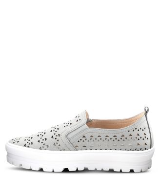 Women's ANGELITA Geometric Cutout Slip-On Platform Athleisure Shoes
