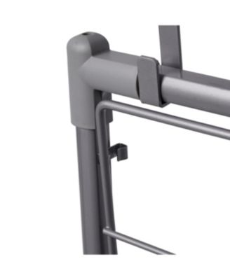 Metal Expandable Over the Door Drying Rack, Grey
