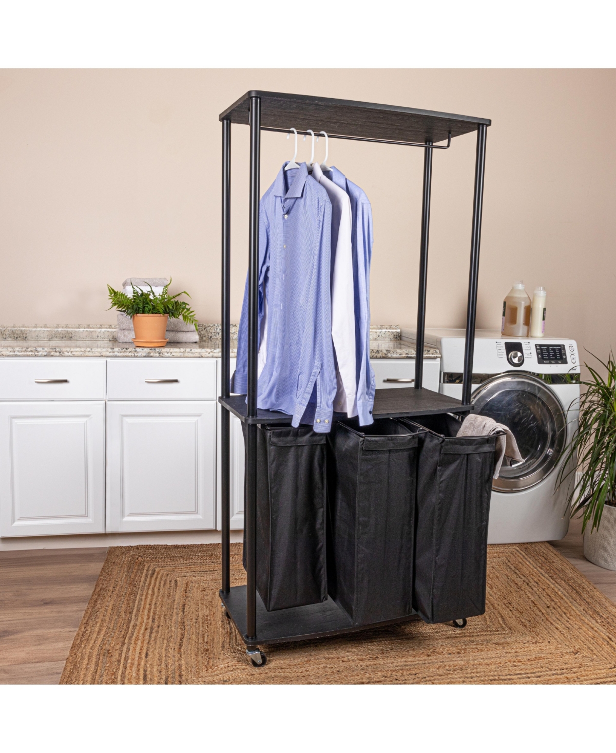 Household Essentials 3-Bag Laundry Center