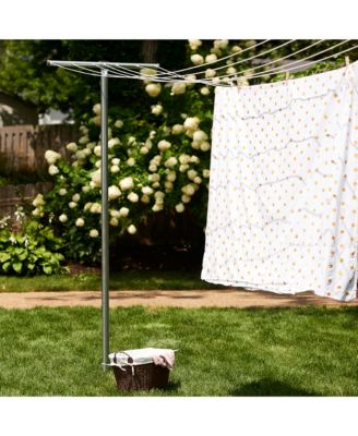 Galvanized Steel Onepiece Pole Clothesline T-Post