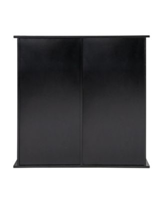 Tilt-out Cabinet Laundry Sorter with Shutter Front, Black