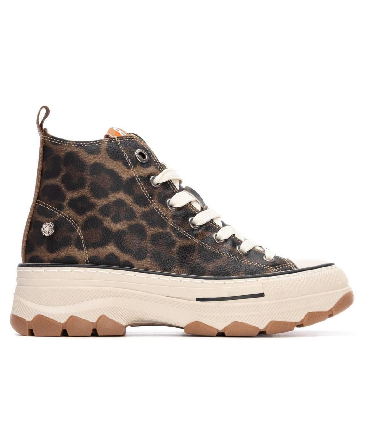 Xti Refresh Collection Suede High Top Sneakers - Leopard