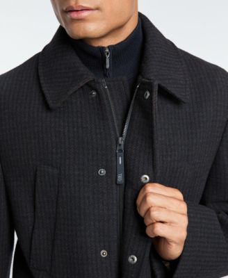 Men's Car Coat with Handwarmer Pockets