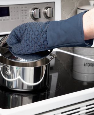 Ogee Silicone Cotton Oven Mitts, Set of 2