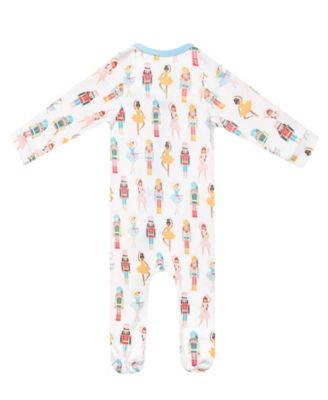 Baby Girls' Juliet Printed Zip-Up Footed Pajamas