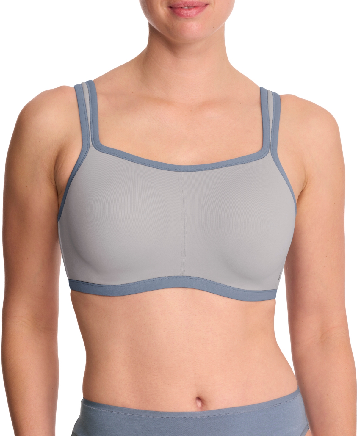 Natori Yogi Convertible Sports Bra In Gray