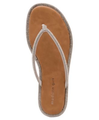 Women's Aaliyah Rhinestone Thong Flat Sandals