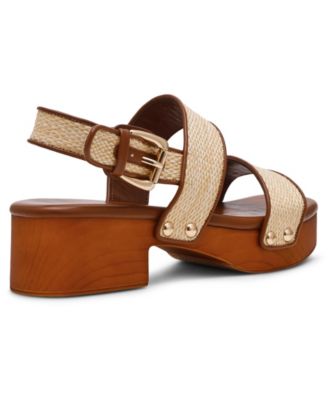 Women's Fern Platform Wooden Block Heel Sandals