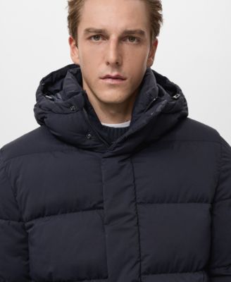 Men's Water-Repellent Hood Puffer Coat