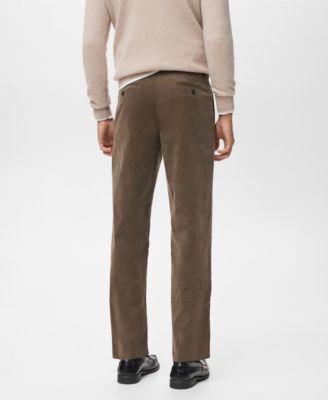 Men's Regular Fit Corduroy Cotton Pants
