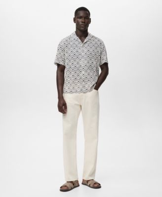 Men's Relaxed-Fit Printed Shirt