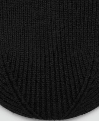 Men's Ribbed Wool Beanie Hat