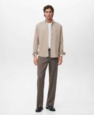 Men's Classic-Fit Micro-Corduroy Shirt