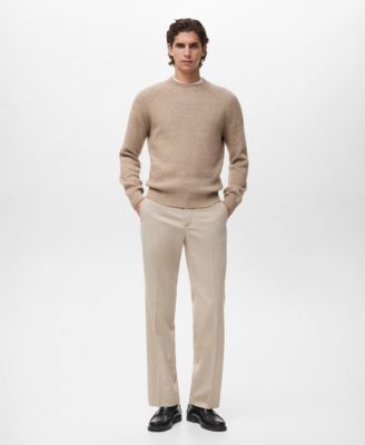 Men's Fine-Knit Wool-Blend Sweater