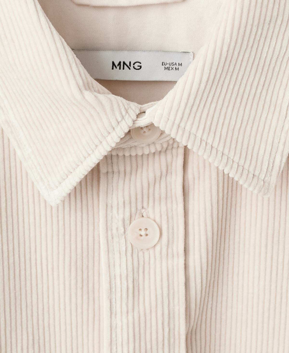 Mango Men's Corduroy Pockets Overshirt