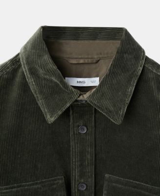 Men's Corduroy Pockets Overshirt