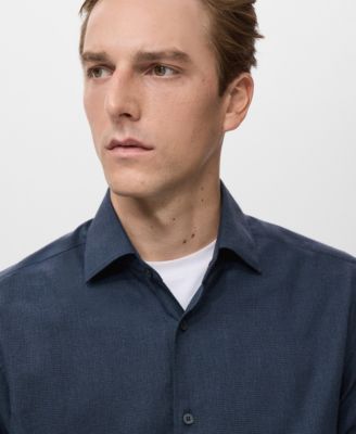 Men's Regular-Fit Cotton Shirt