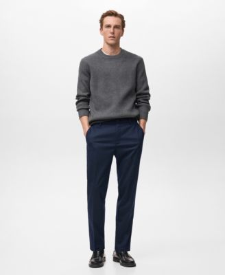 Men's Striped Slim-Fit Pants