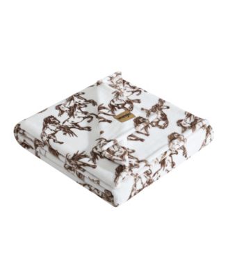 Printed Ultra Soft Plush Fleece Throw, 50" x 70"