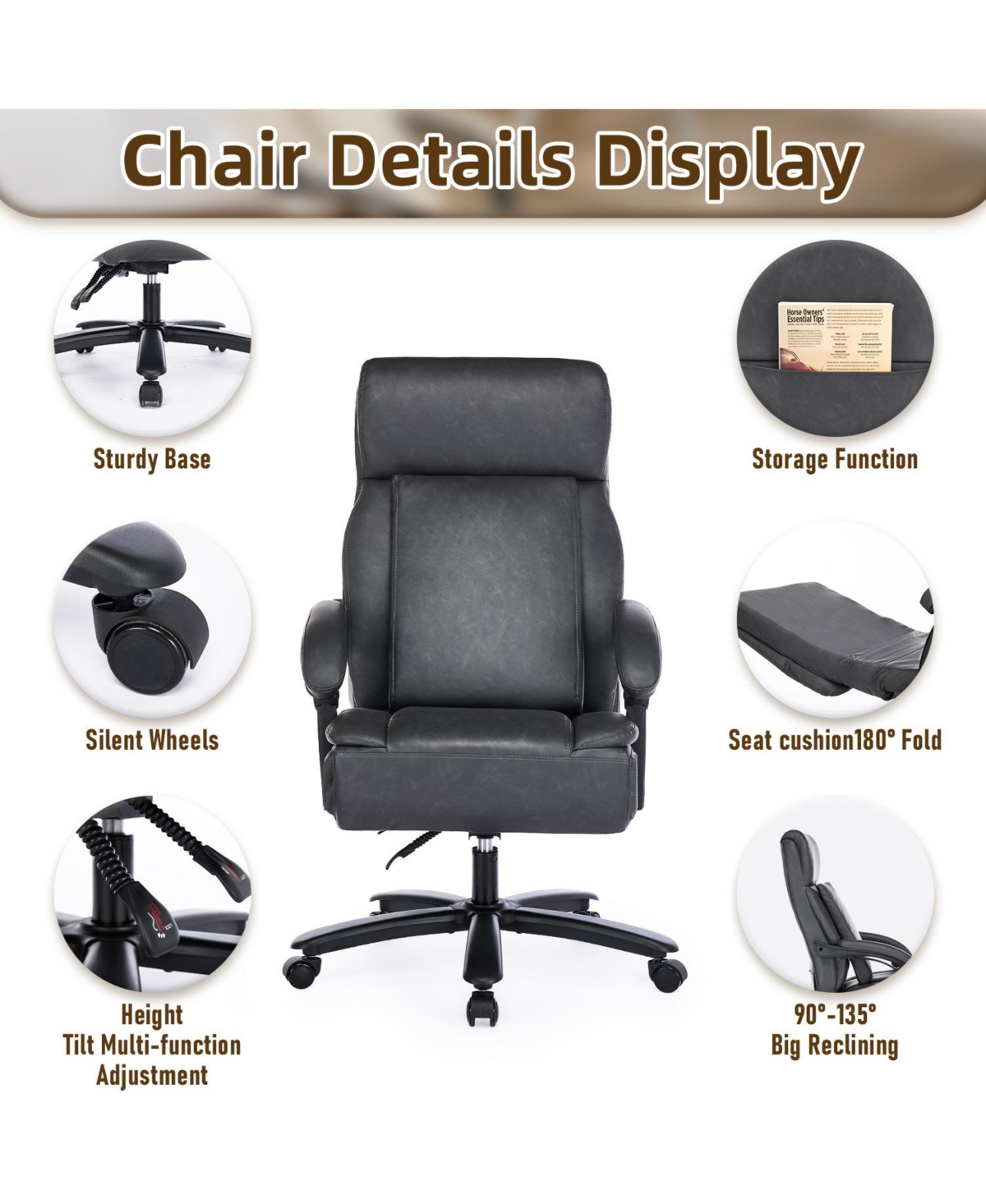 Dyhome Kitchen Chairs Mid-Century Modern Dining Chairs Set of 2, Kitchen Dining Room Chairs