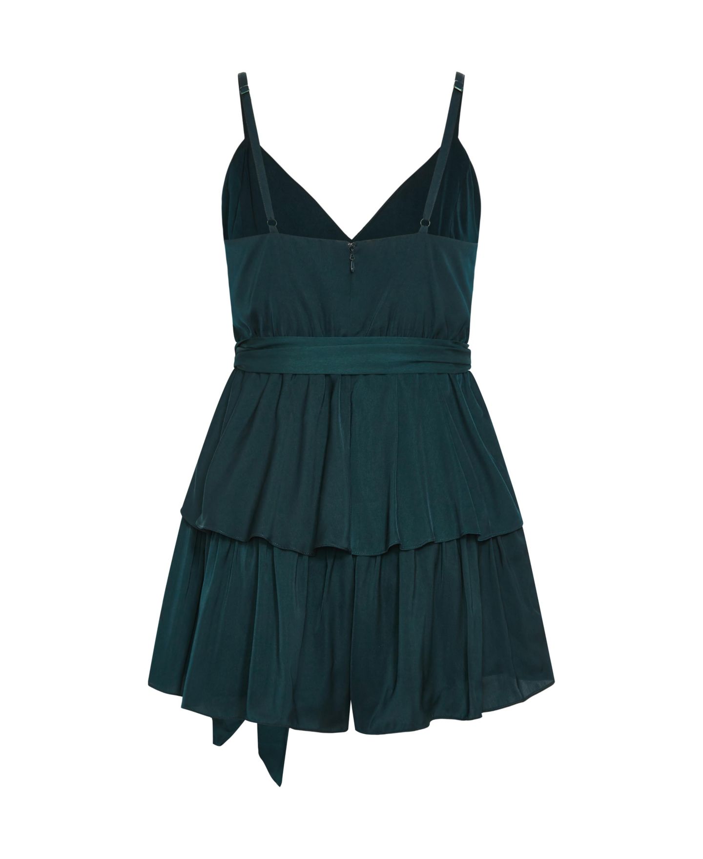Женские комбинезоны CITY CHIC Party Wrap Playsuit, цвет: Нефритовый — фото 4