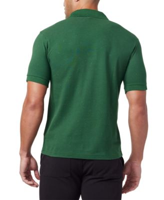 Men's Classic-Fit Two-Button Polo Shirt