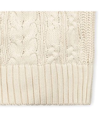 Women's Organic Peasant Sleeve Cable Sweater