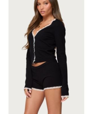 Women's Sansa Lacey Knit Cardigan