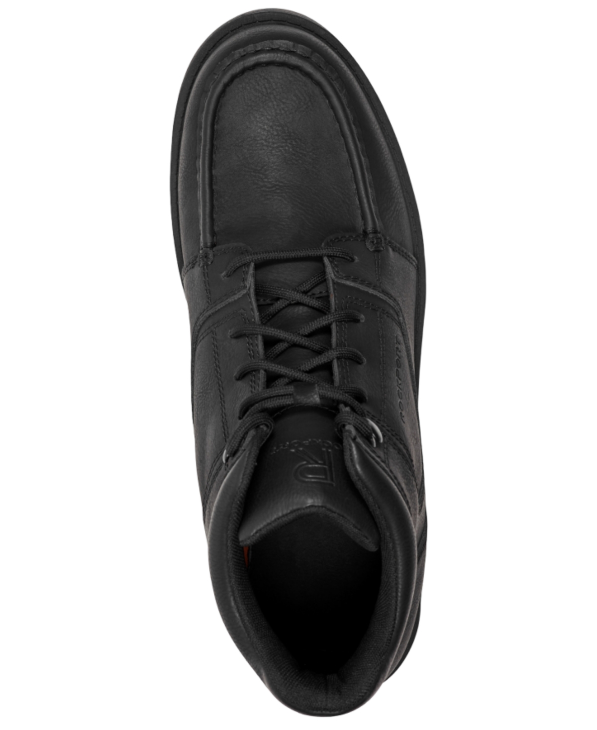 Rockport Men's Umber Waterproof Casual Moc Toe Trail Boots In Black