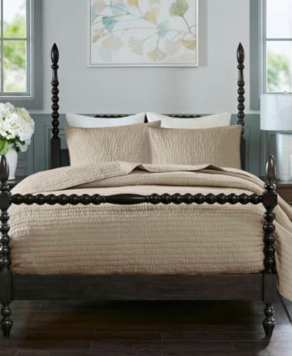 Madison Park Signature Serene Hand Quilted 3-Pc. Quilt Set, King