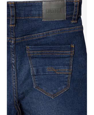 Little Boys Roll-Up Denim Shorts 2-Pack