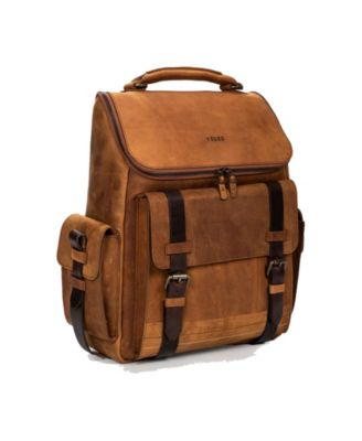 Archaeology Men Backpack in Vintage Leather