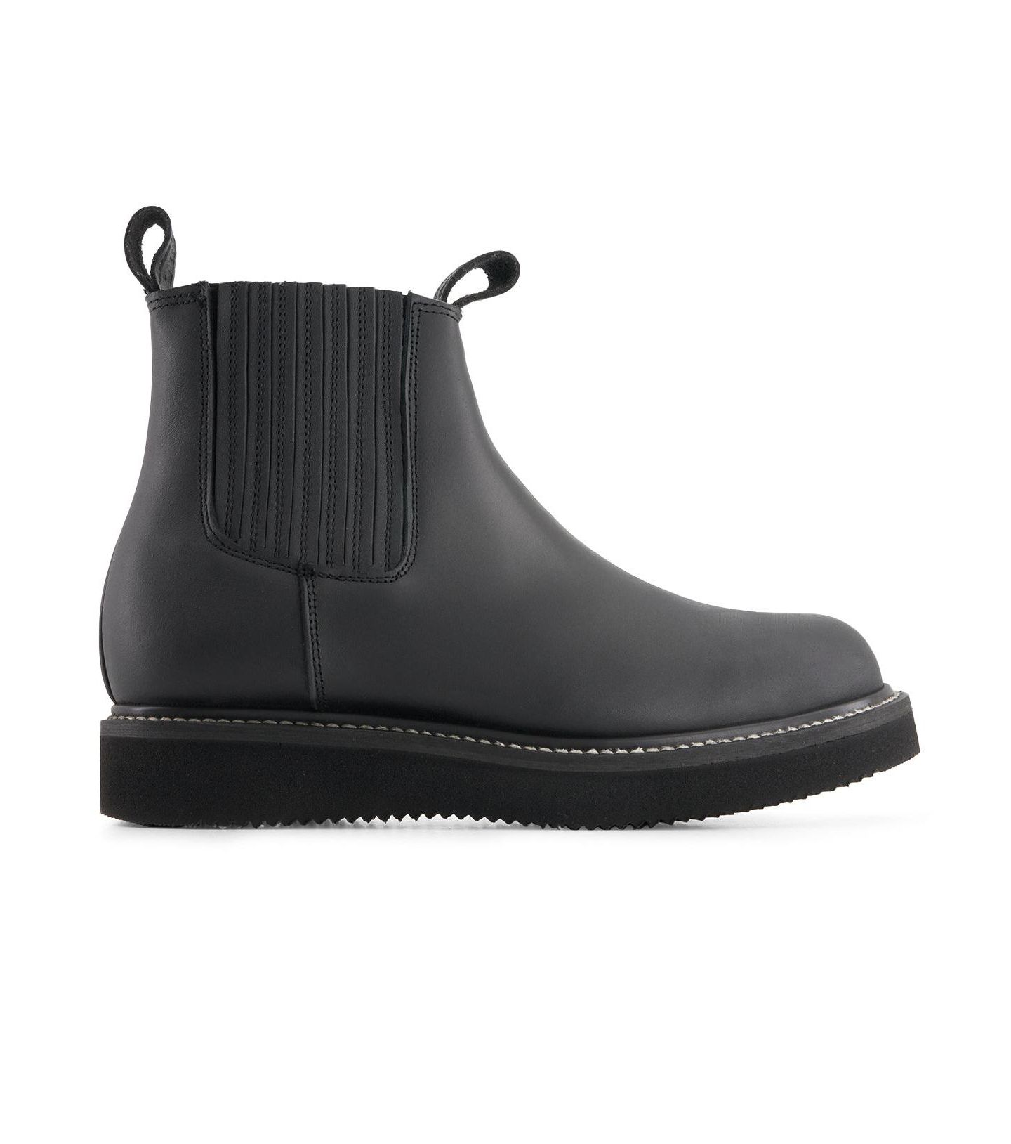 Мужские ботинки Forastero Leather Chelsea Boots with Elastic Shaft, цвет: Чёрный — фото 6